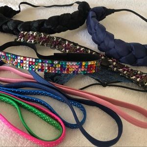 Bundle of Soft Headbands- Fashion and Athletic